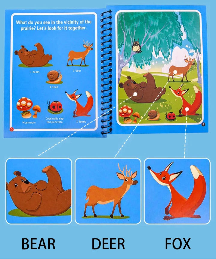 MagicInk Playbook - Reusable Water Drawing Book