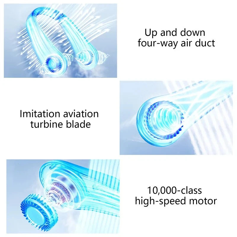 UltraChill Pro – 5-Speed Bladeless Neck Fan