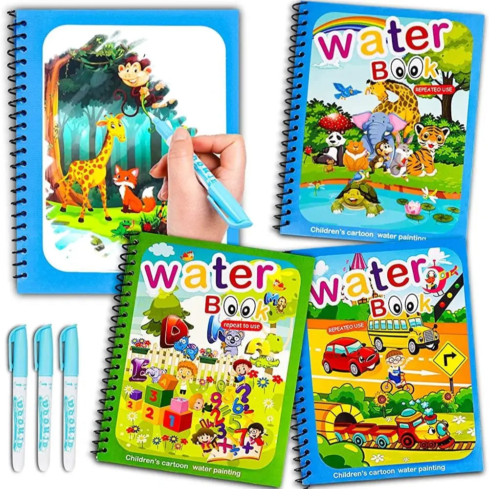 MagicInk Playbook - Reusable Water Drawing Book