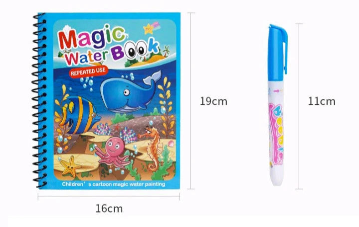 MagicInk Playbook - Reusable Water Drawing Book