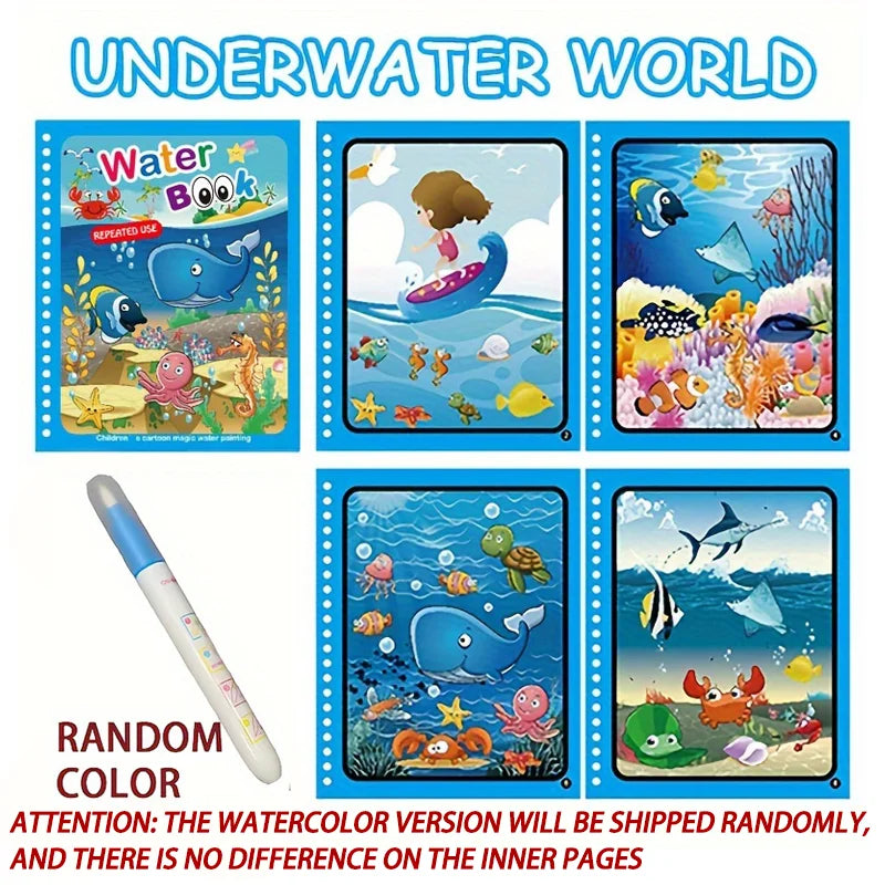 MagicInk Playbook - Reusable Water Drawing Book