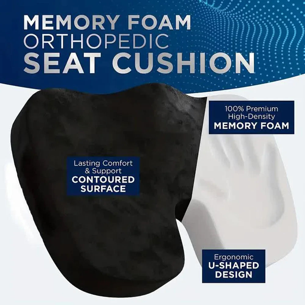 ZenHip Pro - – Ultimate Memory Foam Support for Pain-Free Sitting Anywhere