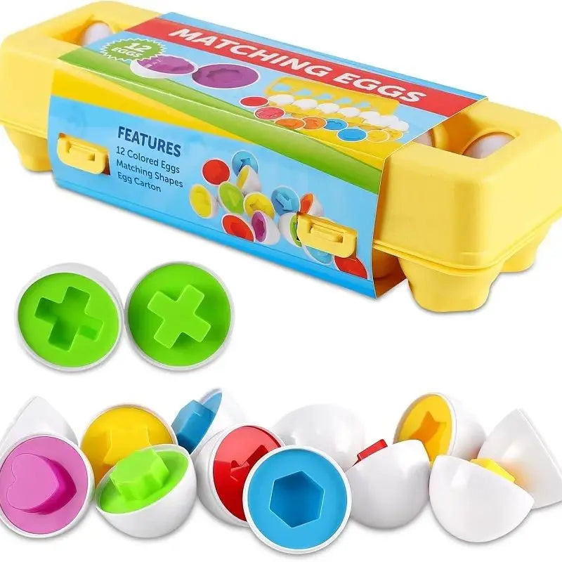 12 Piece Matching Eggs Toy