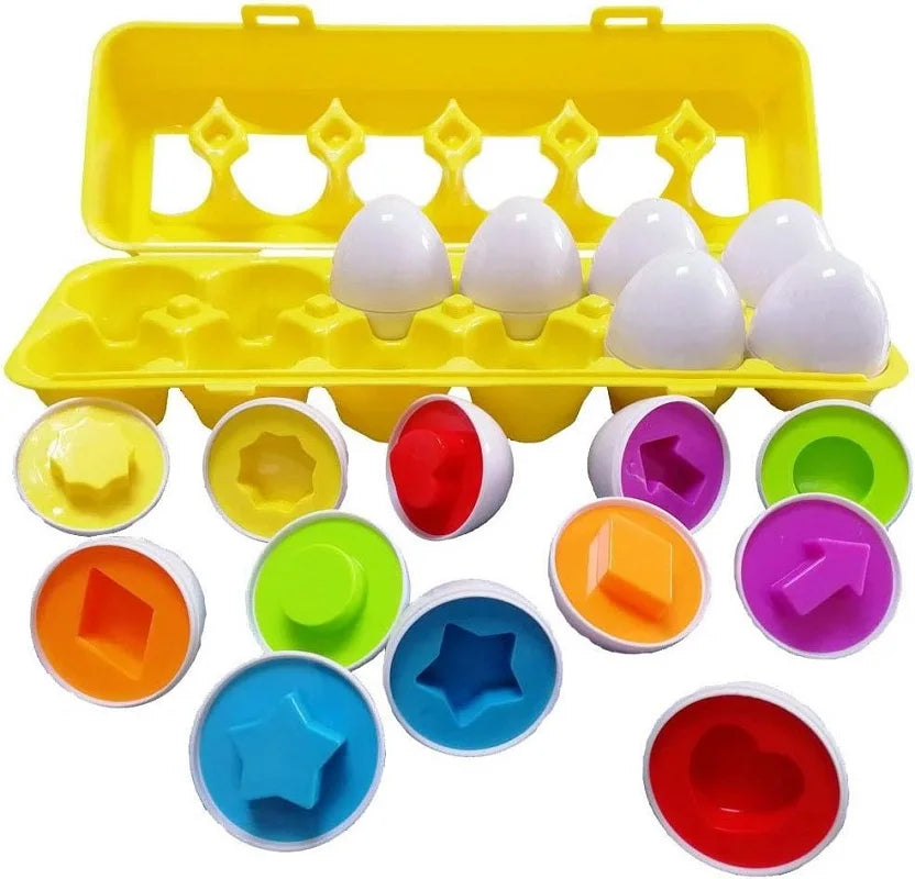 12 Piece Matching Eggs Toy