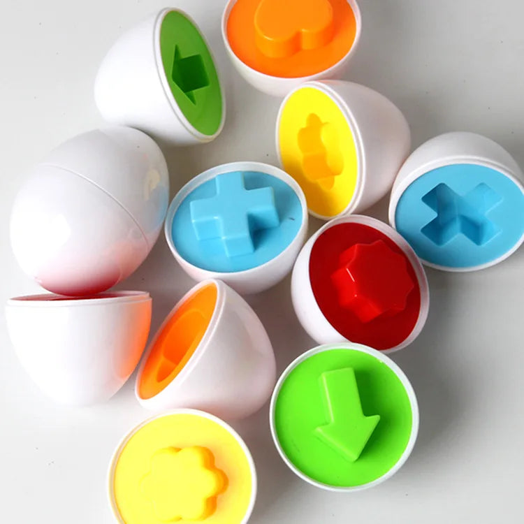 12 Piece Matching Eggs Toy