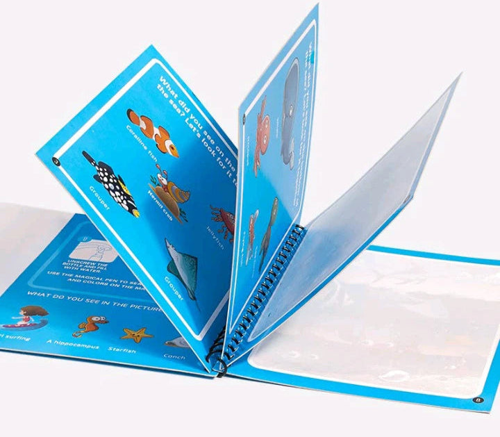 MagicInk Playbook - Reusable Water Drawing Book