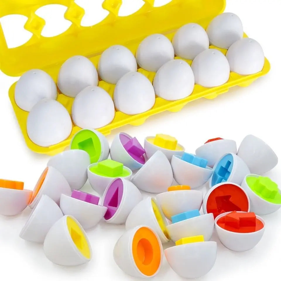 12 Piece Matching Eggs Toy