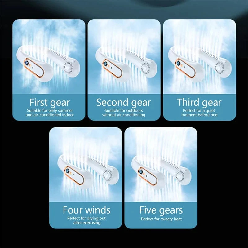 UltraChill Pro – 5-Speed Bladeless Neck Fan