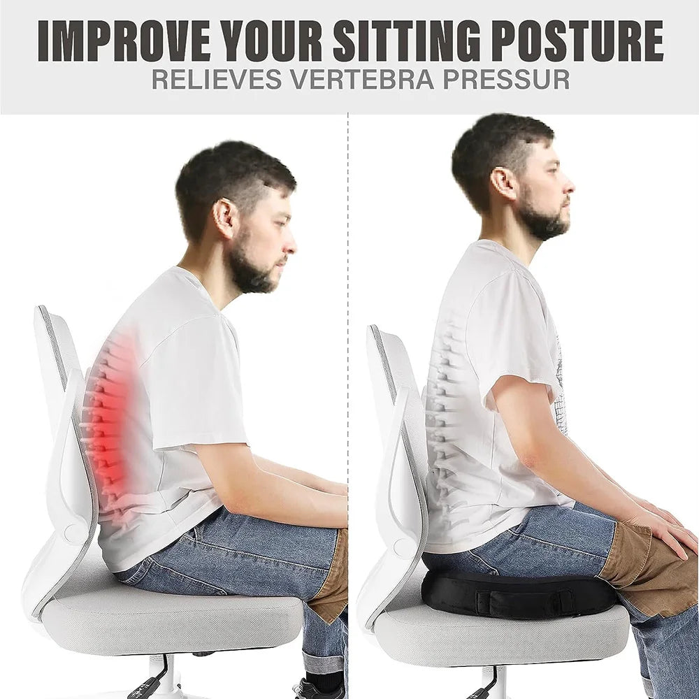ZenHip Pro - – Ultimate Memory Foam Support for Pain-Free Sitting Anywhere