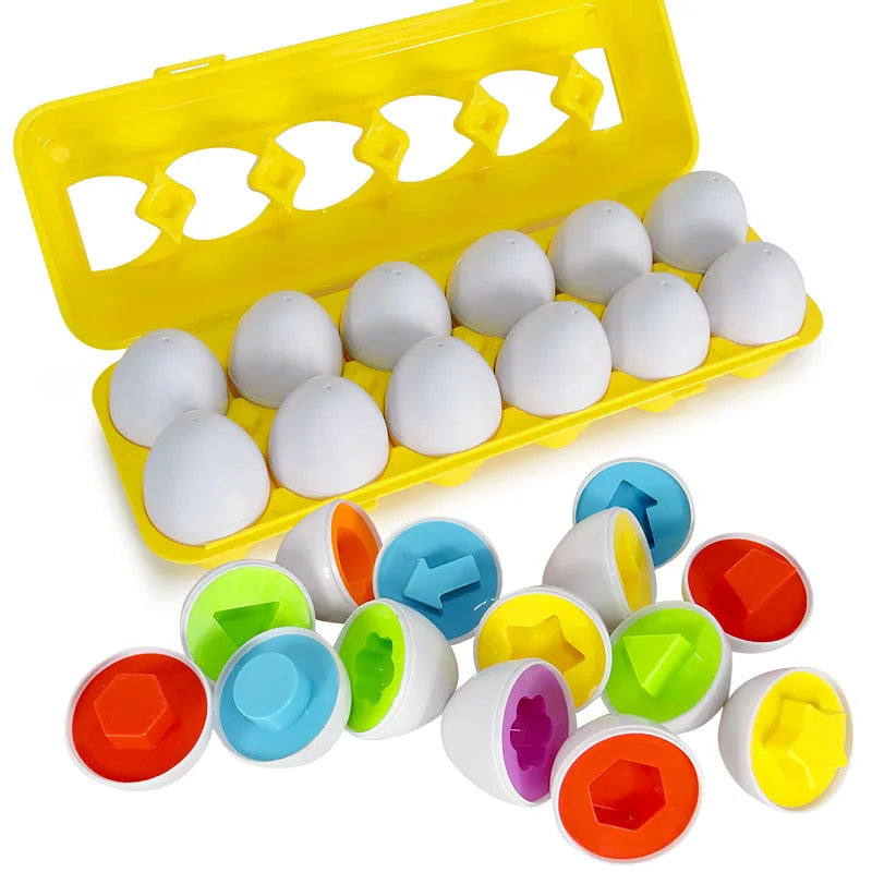 12 Piece Matching Eggs Toy