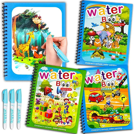 MagicInk Playbook - Reusable Water Drawing Book