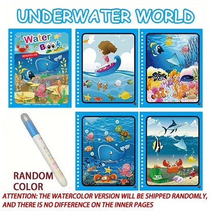 MagicInk Playbook - Reusable Water Drawing Book