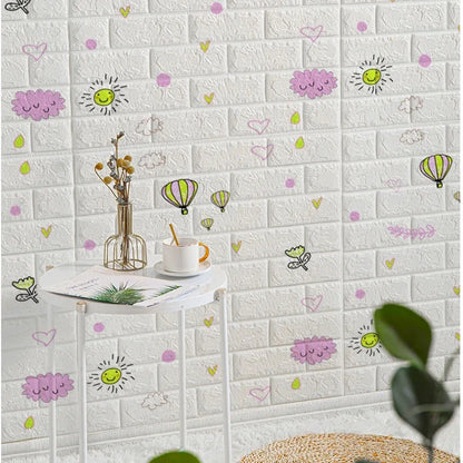 BrickWall 3D: Self-Adhesive Foam Wallpaper