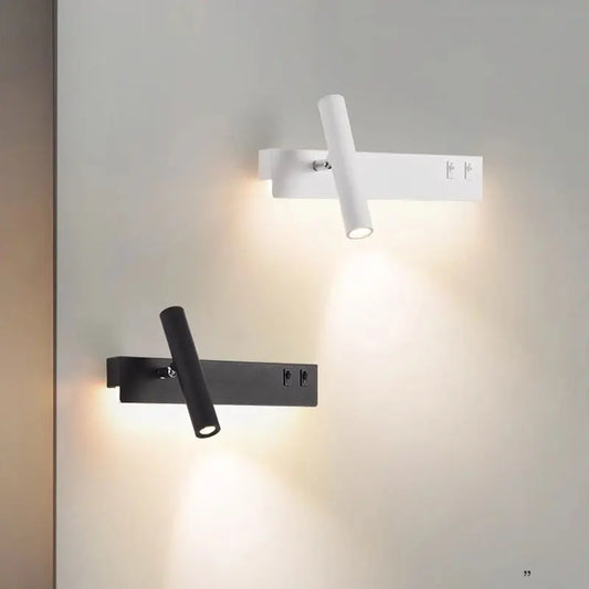 NordicGlow : Applique murale LED avec spot rotatif