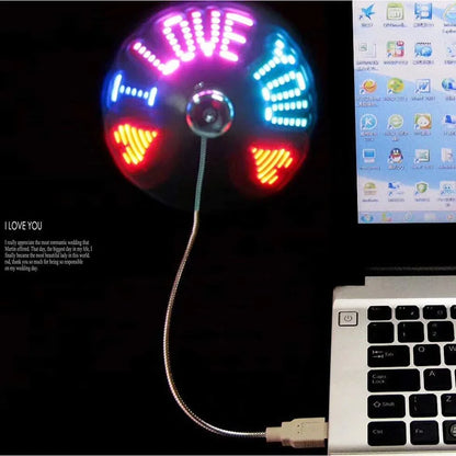 FlexiCool: Ventilador LED RGB con pantalla programable