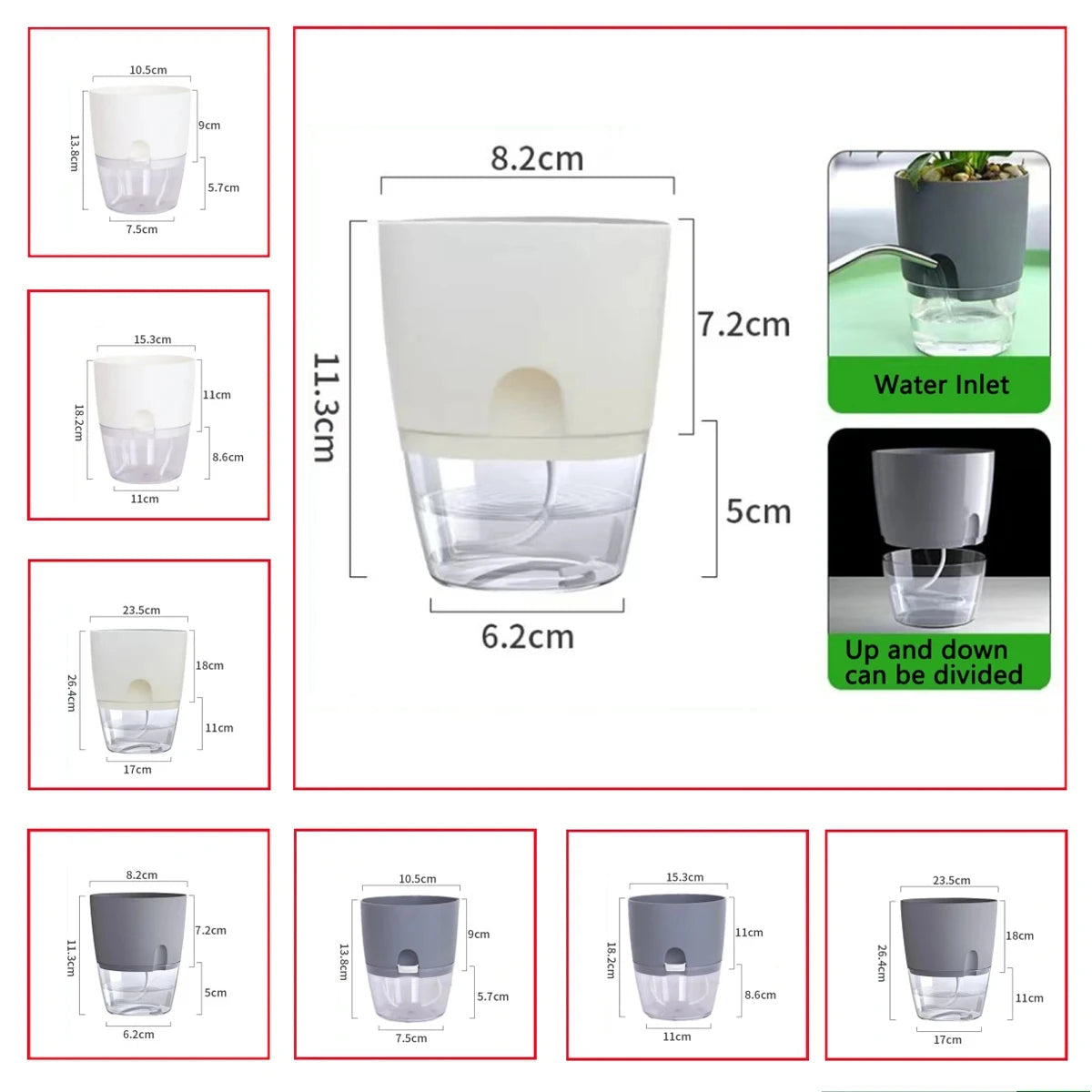 HydroNest - Jardinera con riego automático