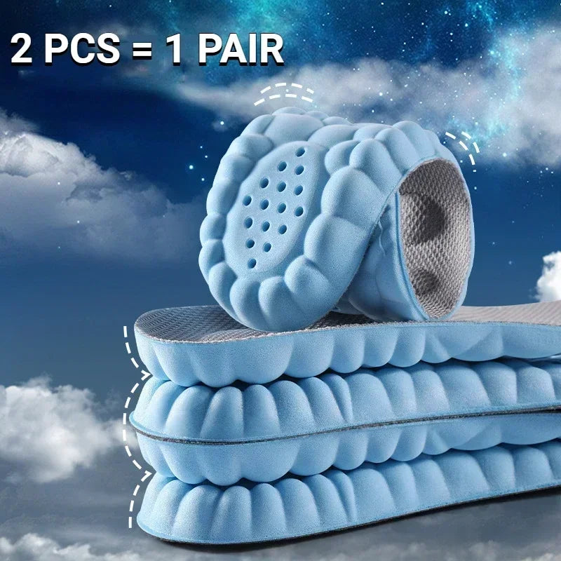 CloudStep - Semelles de massage super douces 4D