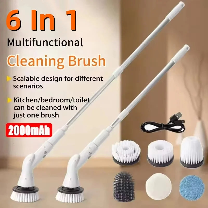 SpinScrub Pro – Brosse électrique 6 en 1 