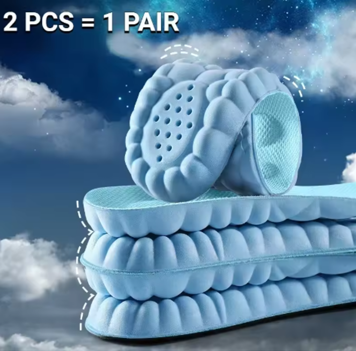 CloudStep - Semelles de massage super douces 4D